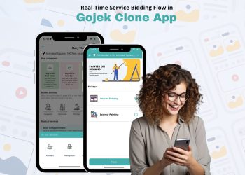 Real-Time Service Bidding Flow in the Gojek Clone App
